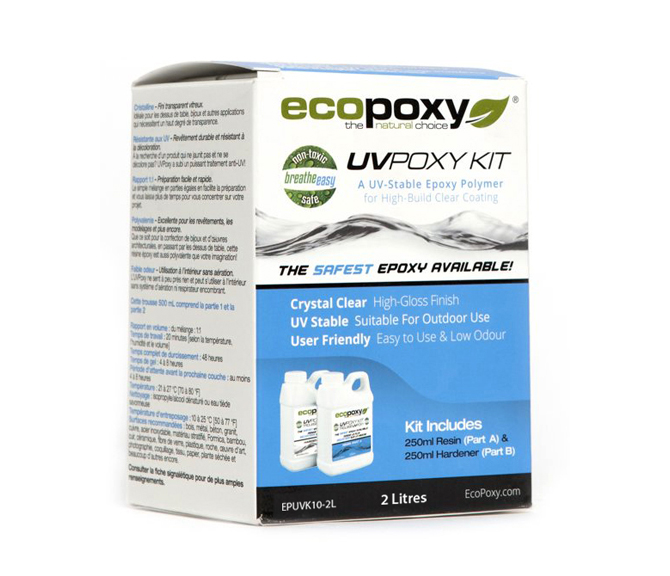 Ecopoxy UV POXY 2L Kit – Live Edge Slabs